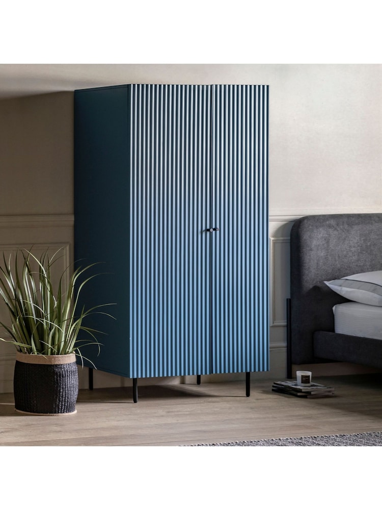 Gallery Home Blue Tetouan Double Wardrobe - Image 1 of 6