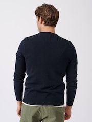 Aubin Westbourne Merino Wool Crew Neck Jumper - Image 2 of 8