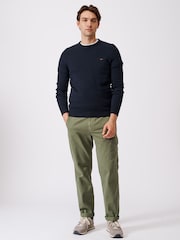 Aubin Westbourne Merino Wool Crew Neck Jumper - Image 3 of 8