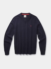 Aubin Westbourne Merino Wool Crew Neck Jumper - Image 5 of 8