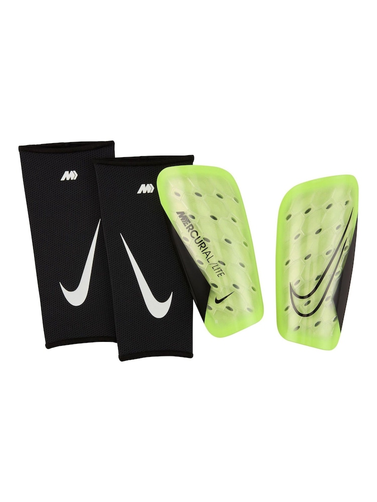 Nike Yellow Mercurial Lite Football Shin Guards - Image 2 of 6