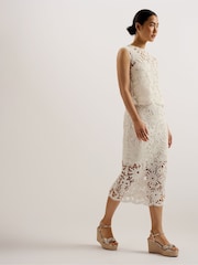 Ted Baker Natural Amaalia High-Heeled Wedges - Image 5 of 5