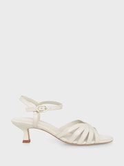 Hobbs Cream Lacey Sandals - Image 2 of 4