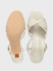 Hobbs Cream Lacey Sandals - Image 3 of 4