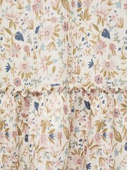 Mango Cream Floral Print Dress - Image 2 of 2
