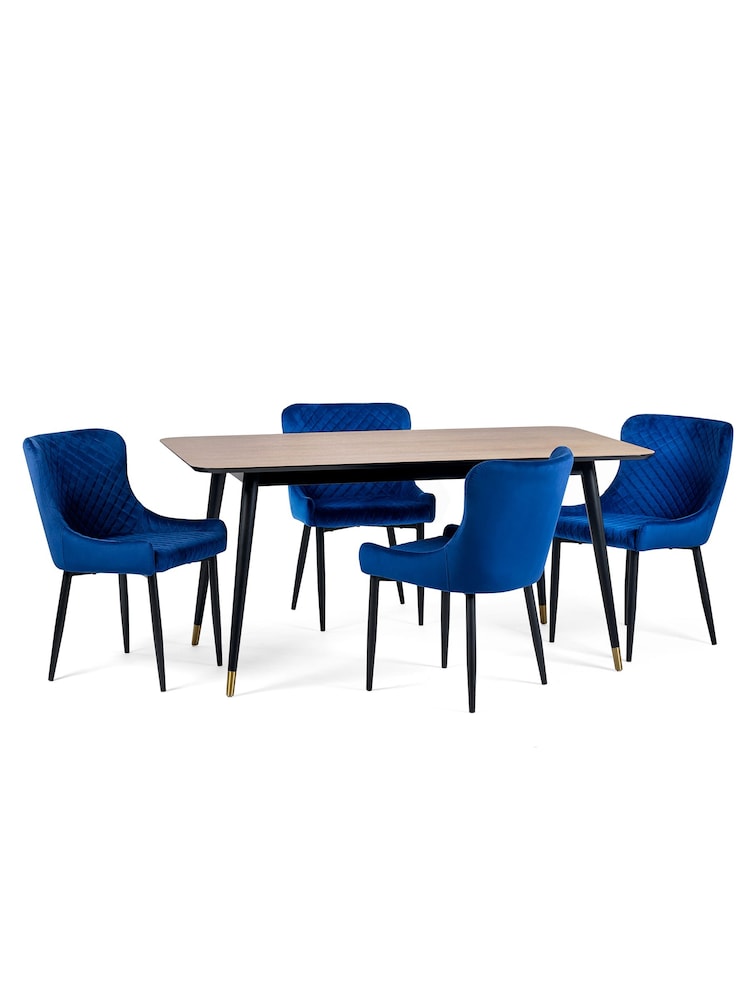 Julian Bowen Brown Findlay Rectangular Dining Table - Image 6 of 6