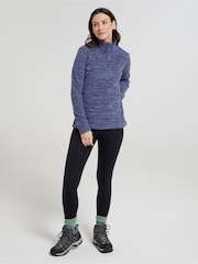 Mountain Warehouse Aqua Blue Womens Snowdon Melange Fleece - Image 1 of 5