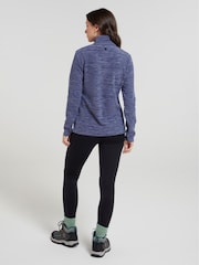 Mountain Warehouse Aqua Blue Womens Snowdon Melange Fleece - Image 2 of 5