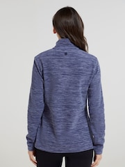 Mountain Warehouse Aqua Blue Womens Snowdon Melange Fleece - Image 3 of 5