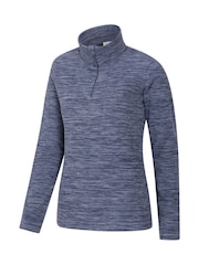 Mountain Warehouse Aqua Blue Womens Snowdon Melange Fleece - Image 4 of 5