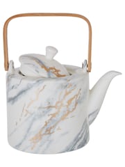 Maison by Premier White Marble Luxe Teapot - Image 4 of 6