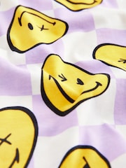 Purple/White License Smiley Jogger Pyjamas (3-16yrs) - Image 8 of 8