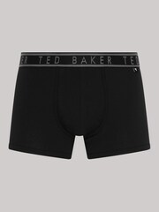 Ted Baker Dark Blue Cotton Trunks 3 Pack - Image 5 of 7