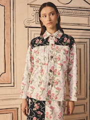 Cath Kidston Rose Flutter Twill 100% Cotton Jacket - Image 1 of 6