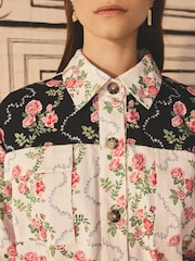 Cath Kidston Rose Flutter Twill 100% Cotton Jacket - Image 3 of 6