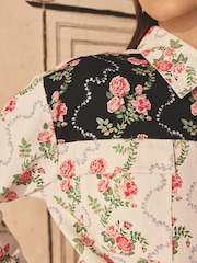 Cath Kidston Rose Flutter Twill 100% Cotton Jacket - Image 4 of 6
