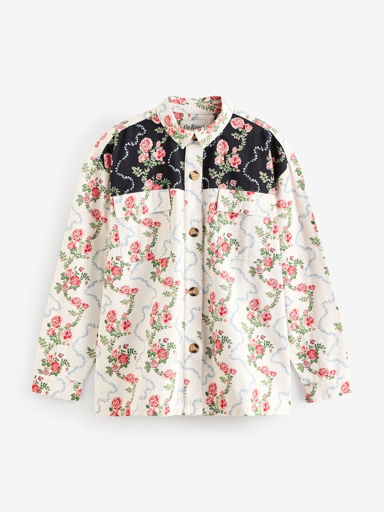 Cath Kidston Rose Flutter Twill 100% Cotton Jacket - Image 6 of 6