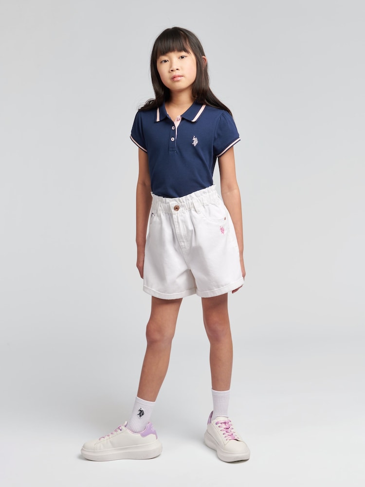 U.S. Polo Assn. White 100% Cotton Shorts - Image 2 of 9