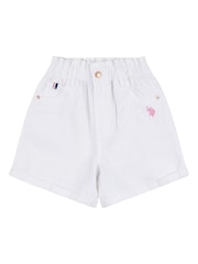 U.S. Polo Assn. White 100% Cotton Shorts - Image 7 of 9