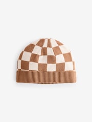 Rust Brown Knitted Baby Beanie Hat (0mths-2yrs) - Image 4 of 5