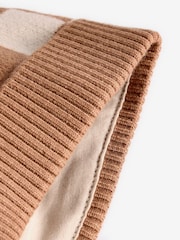 Rust Brown Knitted Baby Beanie Hat (0mths-2yrs) - Image 5 of 5