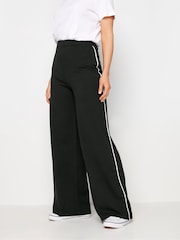 Long Tall Sally Black White Side Stripe Trousers - Image 2 of 5