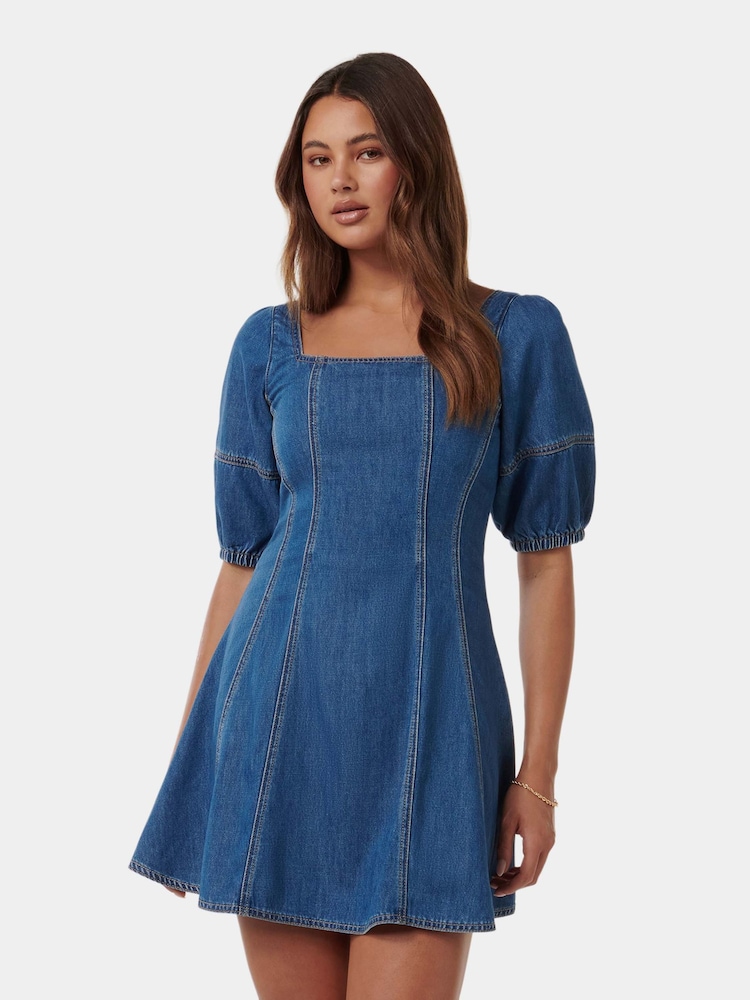 Forever New Blue Sierra Denim Dress - Image 1 of 5