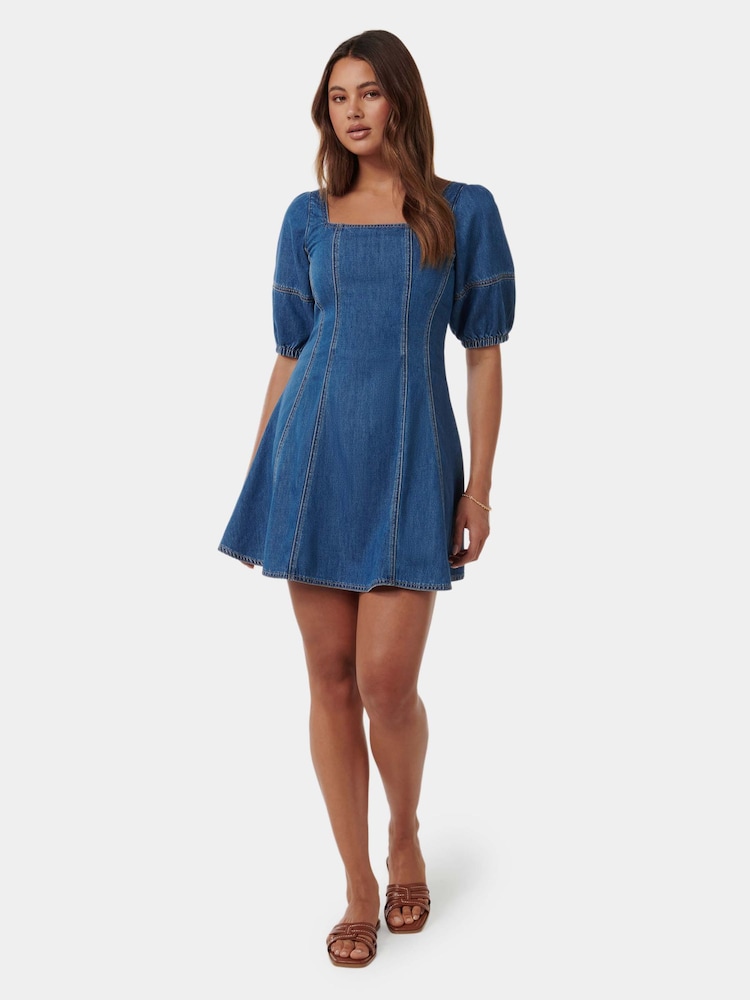 Forever New Blue Sierra Denim Dress - Image 5 of 5