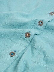White Stuff Blue Textured Annie Shirt - Image 7 of 7