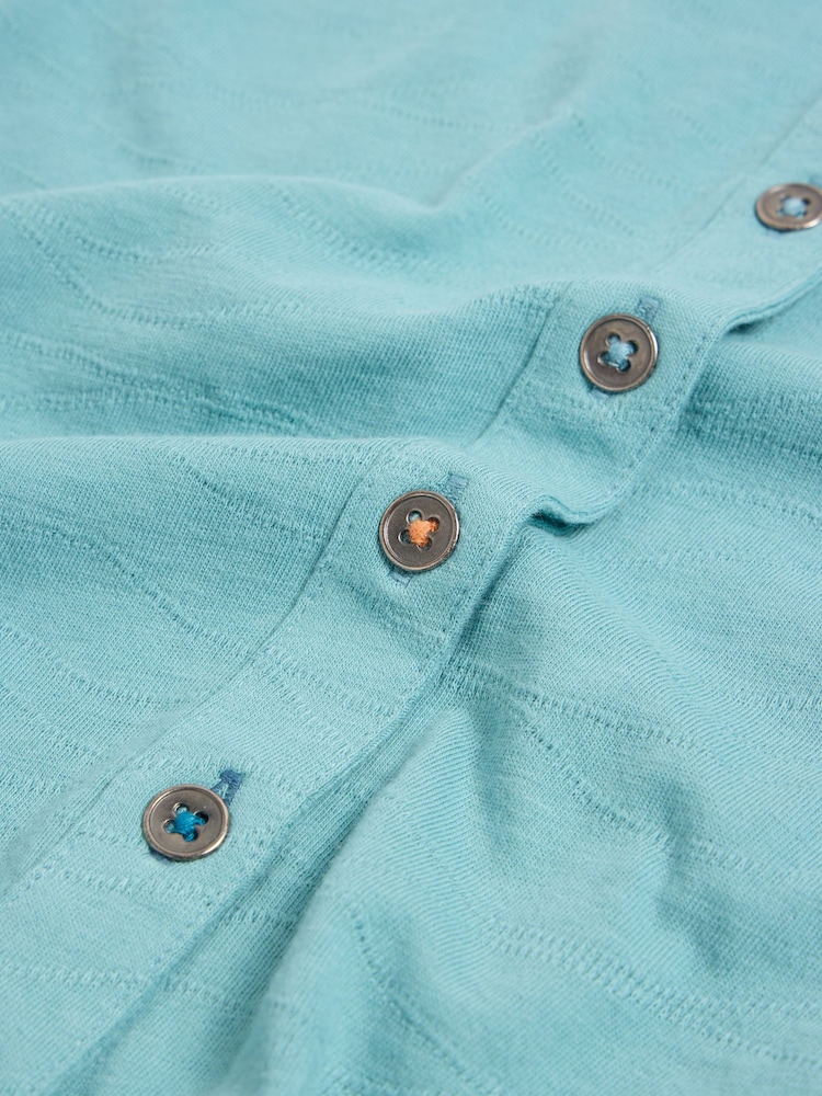 White Stuff Blue Textured Annie Shirt - Image 7 of 7