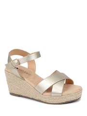 Pavers Gold Pavers Lightweight Platform Espadrilles - Image 2 of 6