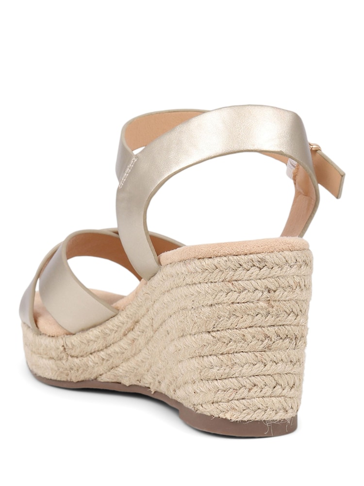 Złoty - Pavers Lightweight Platform Espadrilles - Image 4 of 6