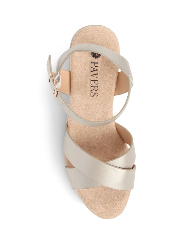 Złoty - Pavers Lightweight Platform Espadrilles - Image 5 of 6