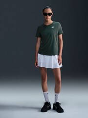 Nike Dark Green Sportswear Club Essentials T-Shirt - Image 1 of 5