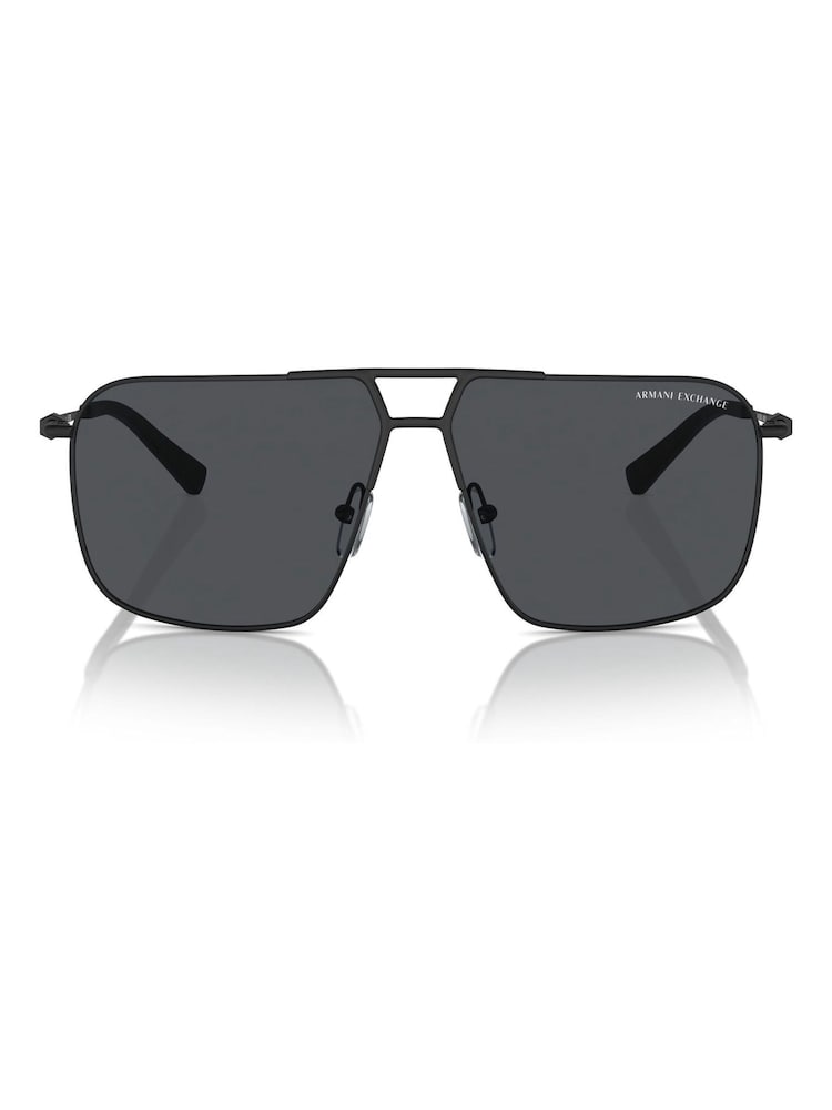 Armani Exchange Ax2050S Pilot Black Sunglasses - Image 1 of 5