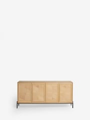 Jasper Conran London White Washed Oak Aden Large Sideboard - Image 4 of 6