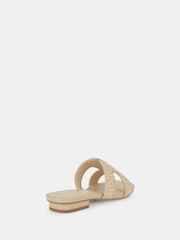 Novo Natural Raspberry Woven Cut Out Sandals - Image 6 of 6