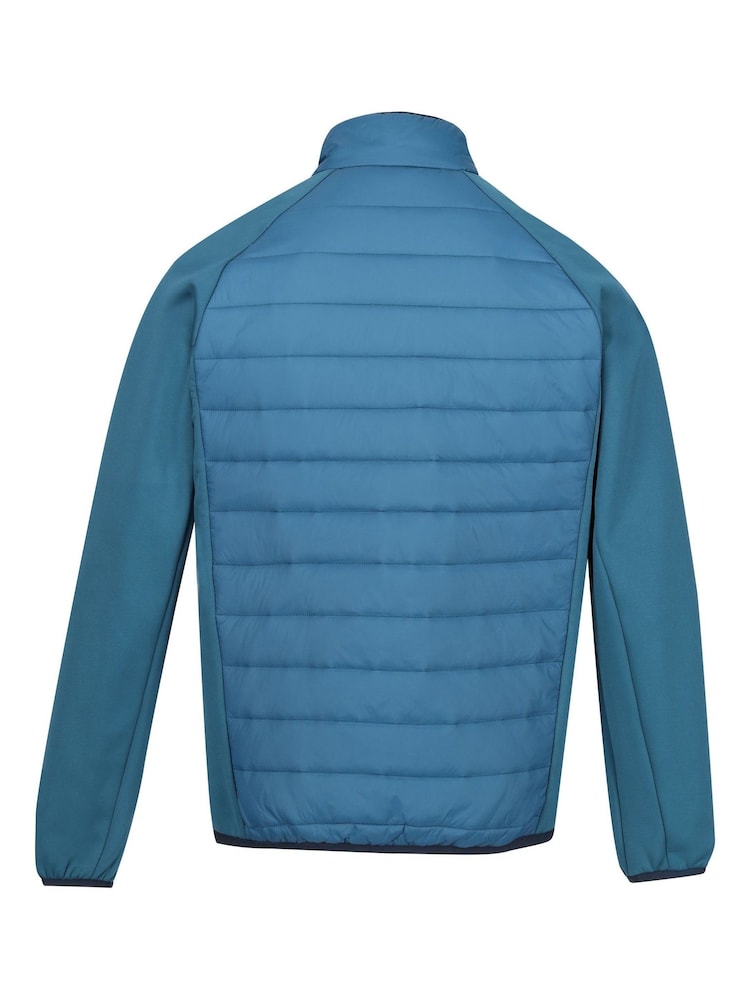 Regatta cyan Clumber IV Hybrid Jacket - Image 8 of 8