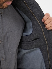 FatFace Pendeen Dark Grey Overcoat - Image 3 of 5