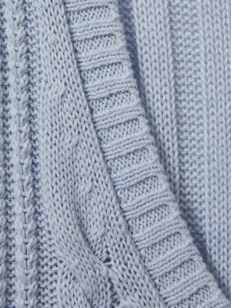 Paige Cable Knit Vest - Image 5 of 5