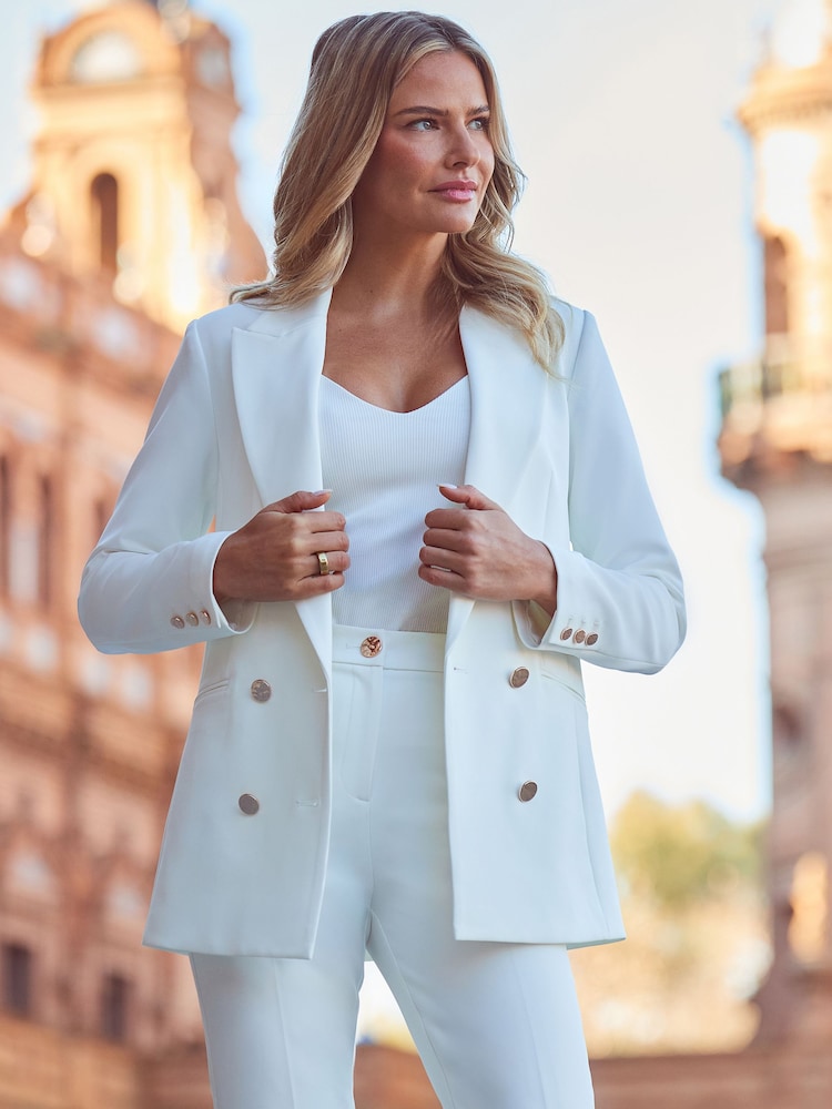 Sosandar - Lange smokingblazer - Image 3 of 5
