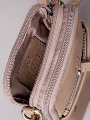 Lakeland Leather Taupe Harstone Travel Bag - Image 6 of 6