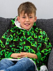 Character World Minecraft Face Wearable Hooded Fleece - Image 2 of 4