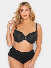 Yours Curve Black Comfort T-Shirt Bra - Image 1 of 4