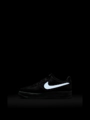 Nike BlackGrey Air Force 1 Trainers - Image 9 of 9