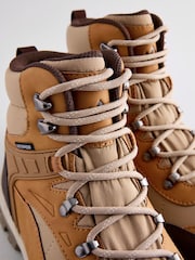 Tan Brown Hiker Snow Boots - Image 5 of 5