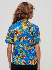 Superdry Blue Beach Resort Shirt - Image 2 of 6