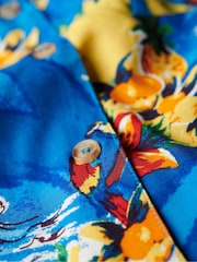 Superdry Blue Beach Resort Shirt - Image 5 of 6