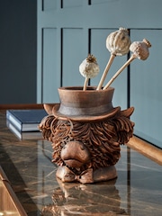 Bronze Hamish The Highland Cow Flower Vase - Image 1 of 5