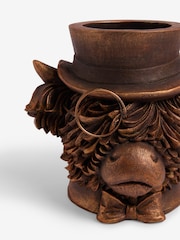Bronze Hamish The Highland Cow Flower Vase - Image 5 of 5